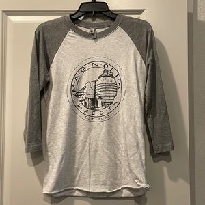 Magnolia baseball tee - VERY soft (S)